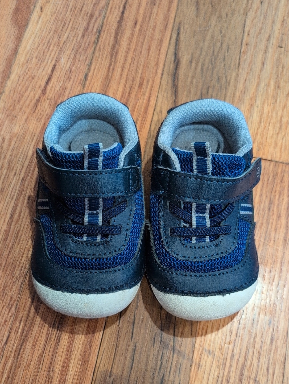 Stride Rite Navy and Gray Toddler Sneakers